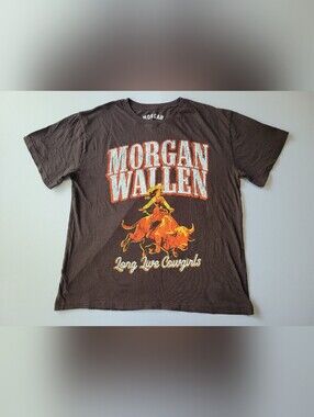 Morgan Wallen Long Live Cowgirls Brown T-Shirt